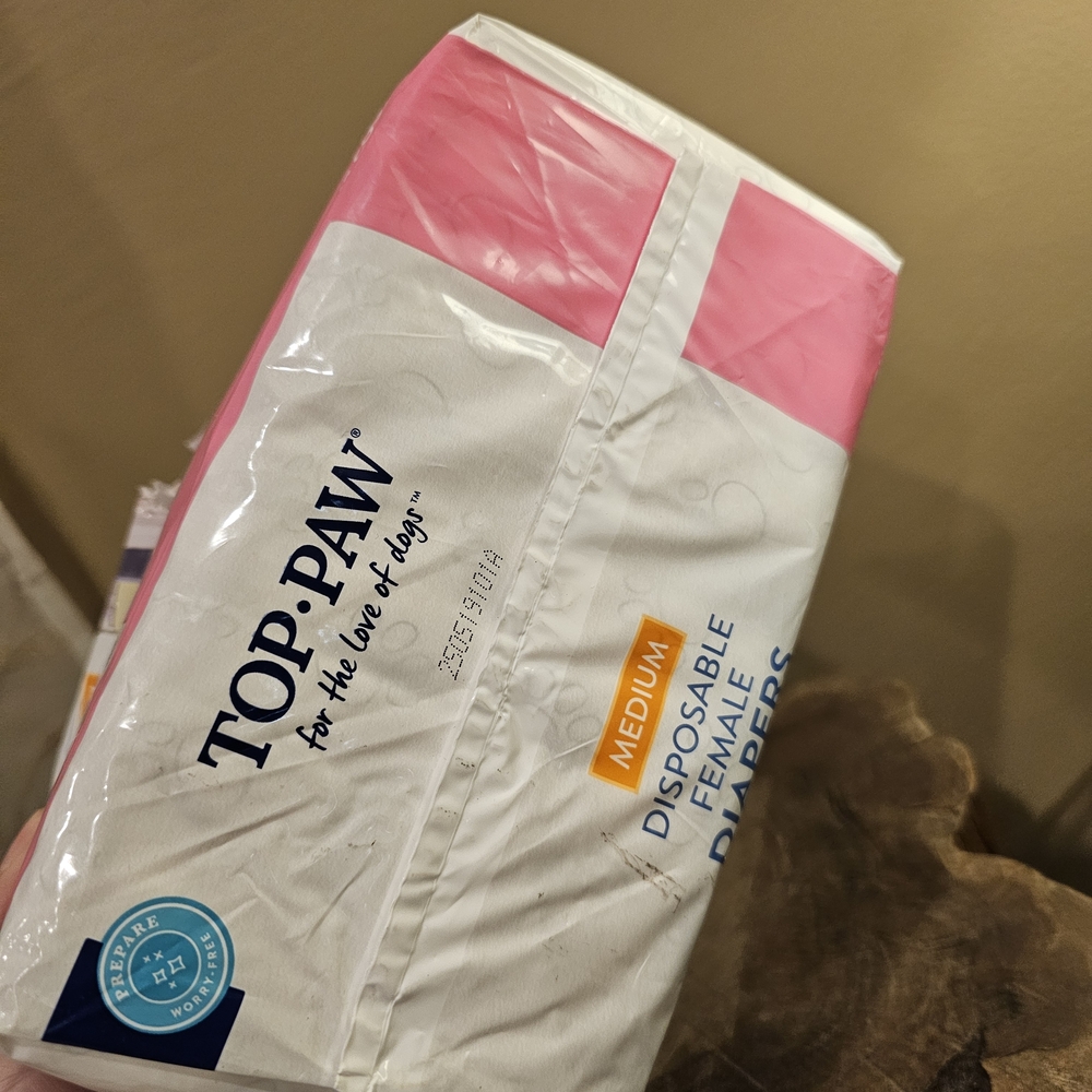 Top Paw Disposable Female Dog Diapers - Picture 6 of 7